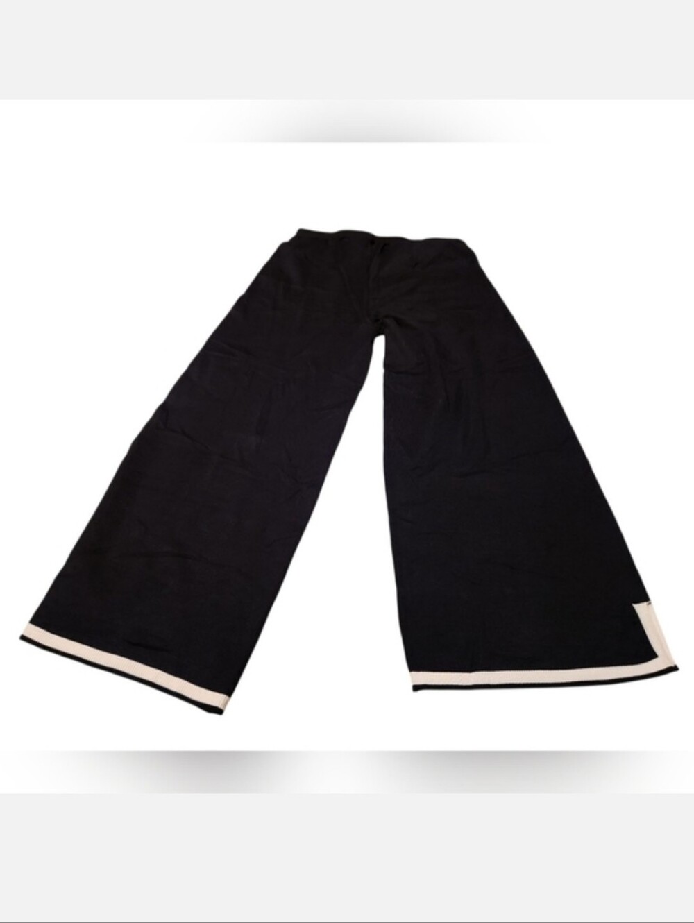 Women’s Medium Ekouaer Short Sleeve Sweater Wide Leg Pants Lounge Set - Picture 9 of 9